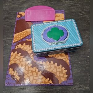 Girl Scouts Cookie-Themed Storage Set - Blue, Pink, and Purple